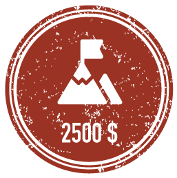 Badge 2 500 $